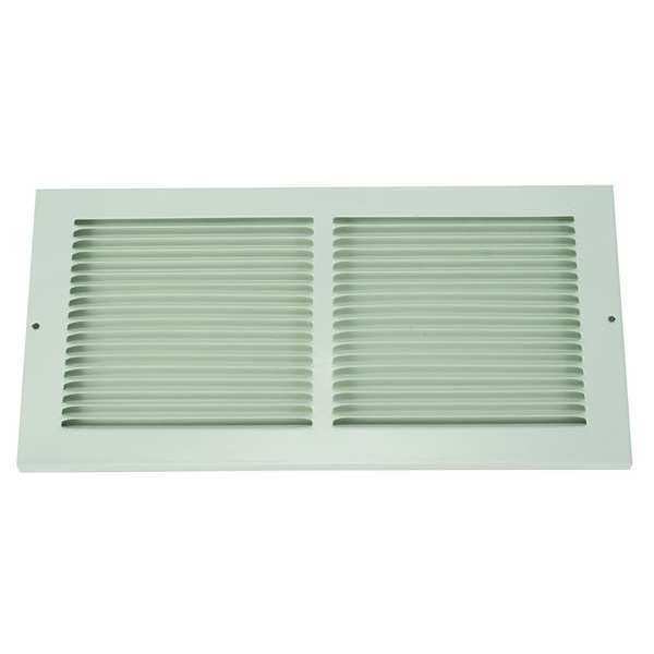 Return Air Grille, 10 X 10, White, Steel