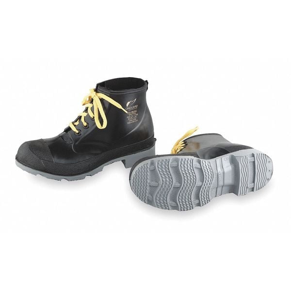 Size 12 Men's Steel Rubber Boot, Black
