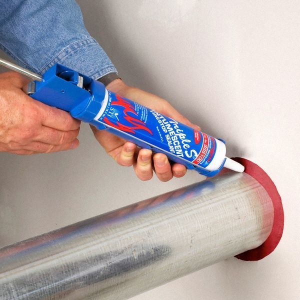 Fire Barrier Sealant, 10.1 oz., Red
