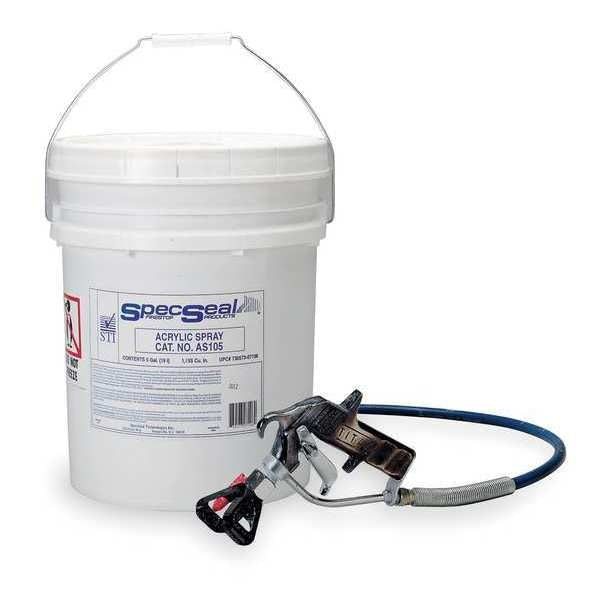 Fire Barrier Spray, 5 gal., Blue