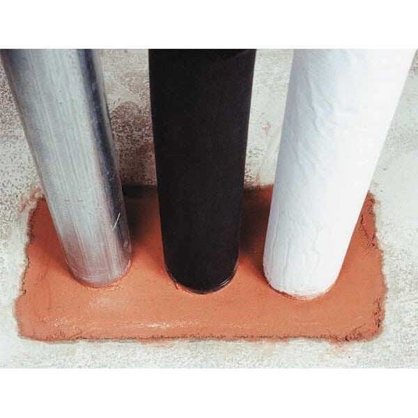 Fire Barrier Mortar, 6 gal, Red