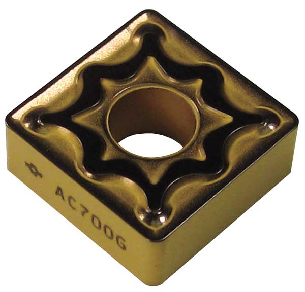 Square Turning Insert, Square, 1/2 in, SNMG, 1/32 in, Carbide