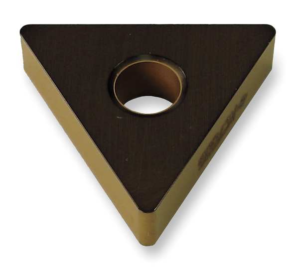 Triangle Turning Insert, Triangle, 1/2 in, TNMA, 0.0312 in, Carbide