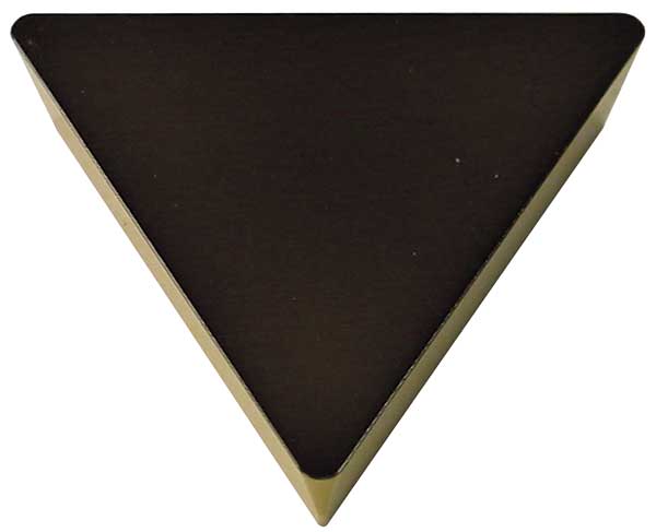 Triangle Turning Insert, Triangle, 1/2 in, TPMN, 0.0468 in, Carbide