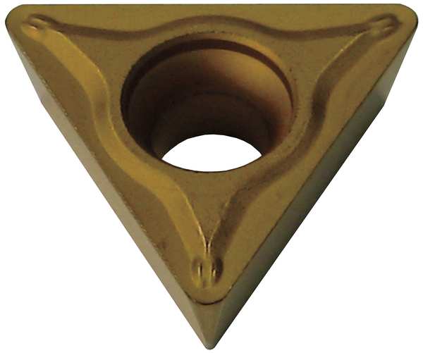 Triangle Turning Insert, Triangle, 1/4 in, TPMT, 0.0156 in, Carbide