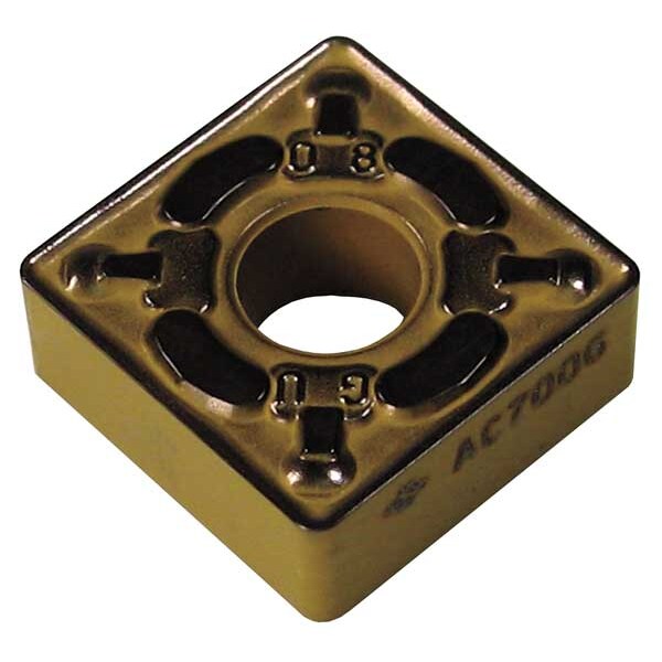 Square Turning Insert, Square, 5/8 in, SNMG, 3/64 in, Carbide