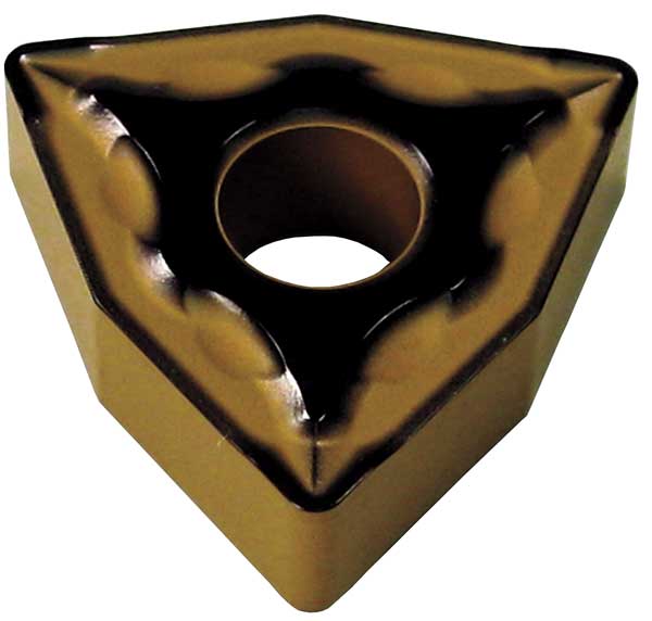 Turning Insert, Trigon, 1/2 in, WNMG, 1/32 in, Carbide