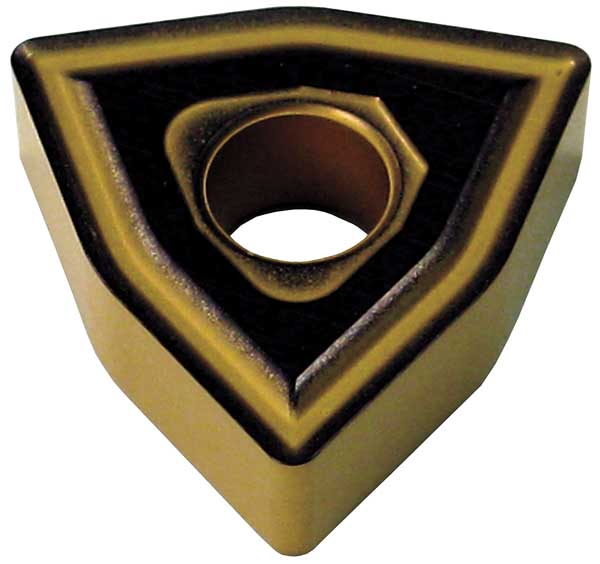 Turning Insert, Trigon, 1/2 in, WNMG, 3/64 in, Carbide