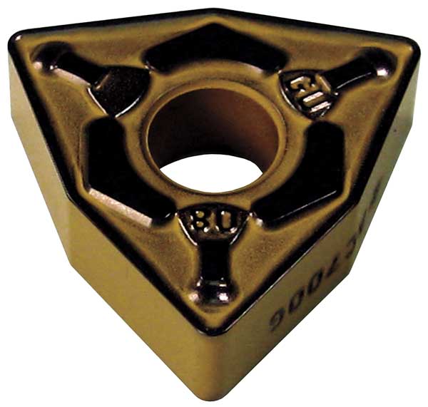 Turning Insert, Trigon, 1/2 in, WNMG, 1/32 in, Carbide