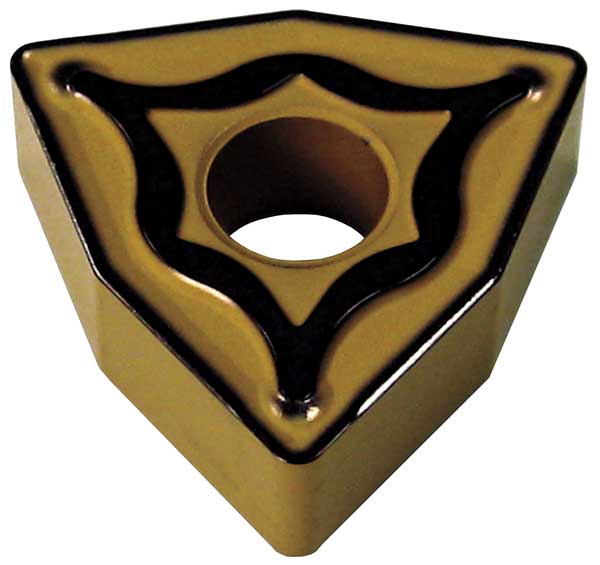Turning Insert, Trigon, 1/2 in, WNMG, 1/64 in, Carbide