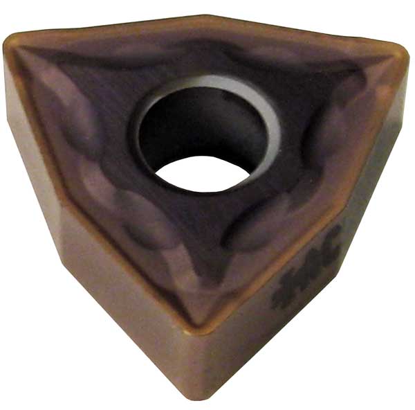Turning Insert, Trigon, 1/2 in, WNMG, 1/32 in, Carbide