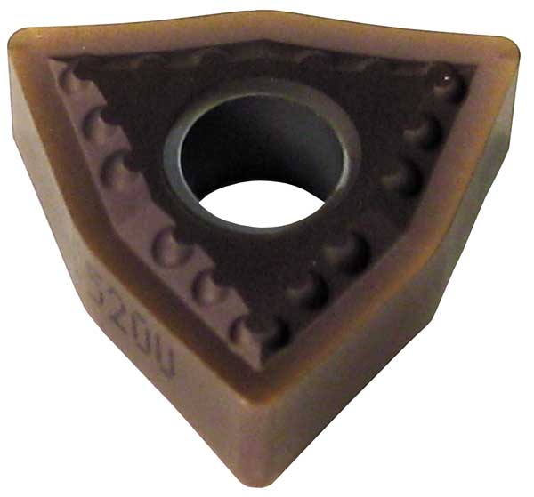 Turning Insert, Trigon, 1/2 in, WNMG, 1/32 in, Carbide