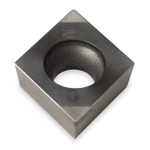 Diamond Turning Insert, Diamond, 1/4 in, CCGA, 80  Degrees, 1/64 in, CBN