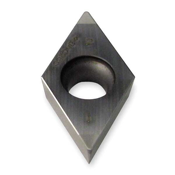 Diamond Turning Insert, Diamond, 3/8 in, DCGA, 55  Degrees, 0.0079 in, CBN