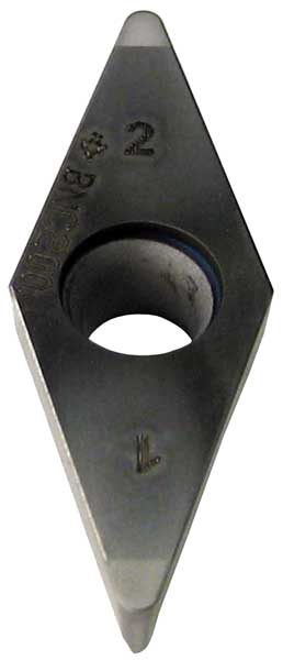 Diamond Turning Insert, Diamond, 3/8 in, VBGA, 35  Degrees, 1/32 in, CBN
