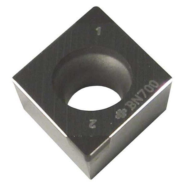 Diamond Turning Insert, Diamond, 1/4 in, CCGA, 80  Degrees, 1/64 in, CBN