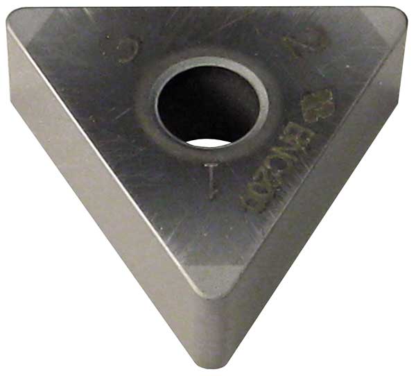 Triangle Turning Insert, Triangle, 3/8 in, TNGA, 0.0468 in, CBN