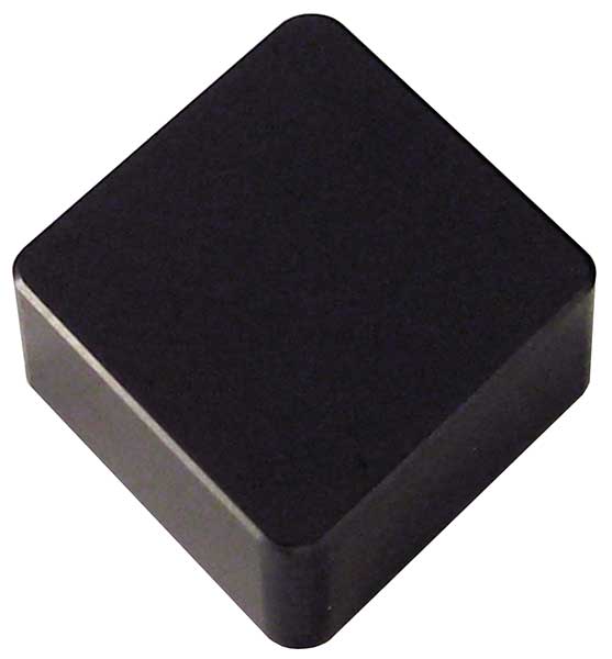 Diamond Turning Insert, Diamond, 1/4 in, CNG, 80  Degrees, 1/32 in, CBN
