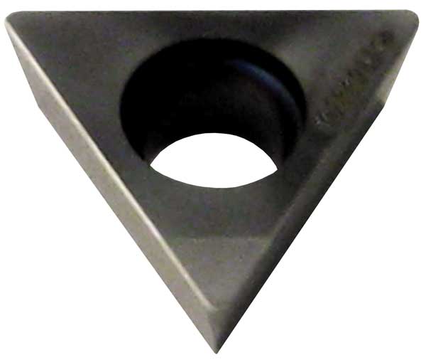 Triangle Turning Insert, Triangle, 1/4 in, TPGA, 0.0312 in, CBN