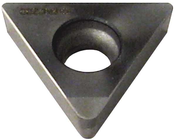 Triangle Turning Insert, Triangle, 1/4 in, TCGA, 0.0312 in, CBN