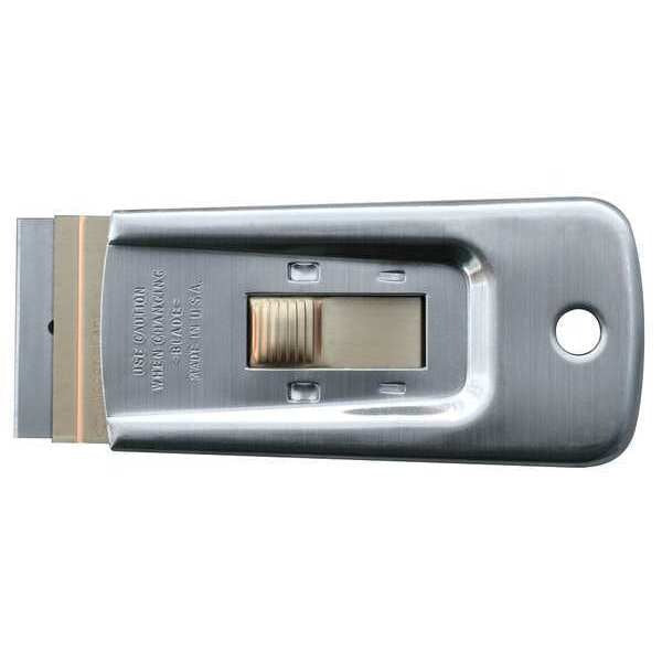 Glass Scraper, Stiff, 1-1/2