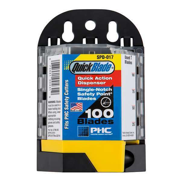 Safety Blades w/Dispenser, PK100