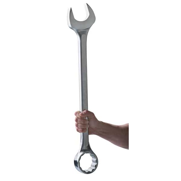 Combination Wrench, SAE, 2-9/16in Size
