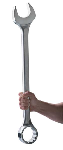 Combination Wrench, SAE, 2-3/4in Size