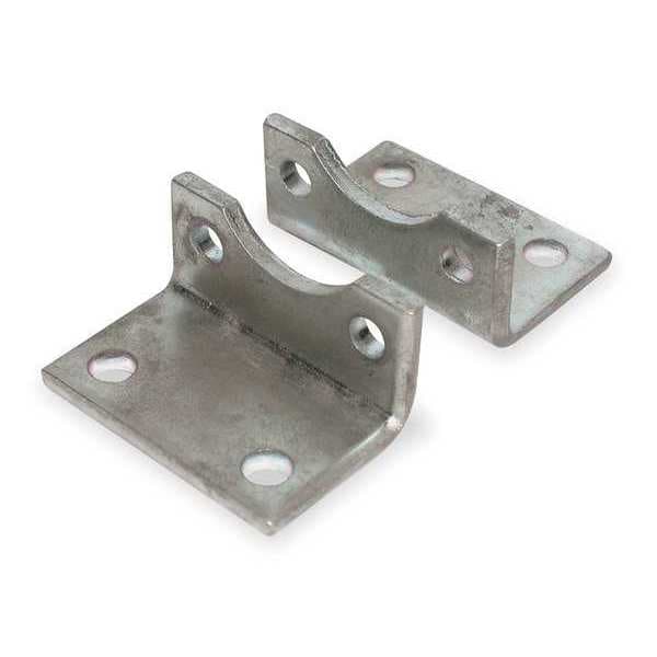 Metric Cylinder Mounting Kit, Foot, 100 mm Bore, Painted Steel