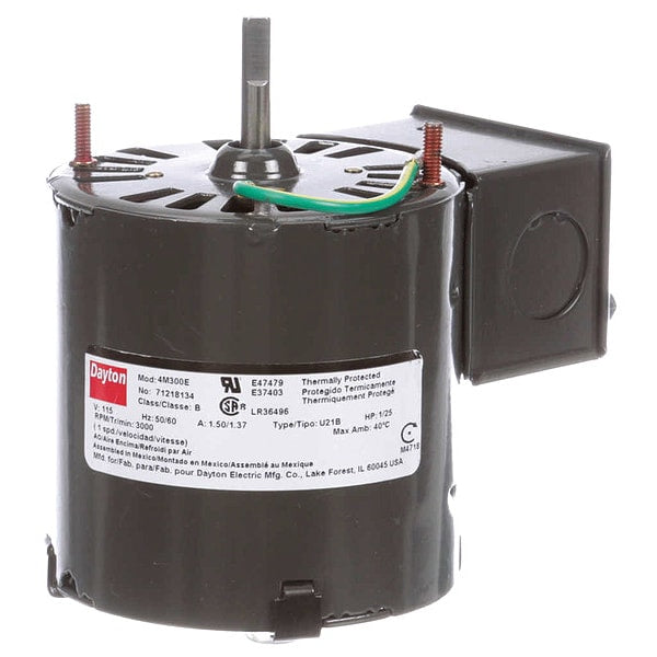 HVAC Motor, 1/25 HP, 3000 rpm, 115V, 3.3