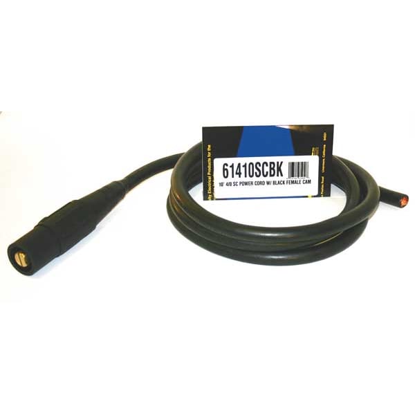 Cam Lock Power Cord, 400A, 600VAC, CL40FBK