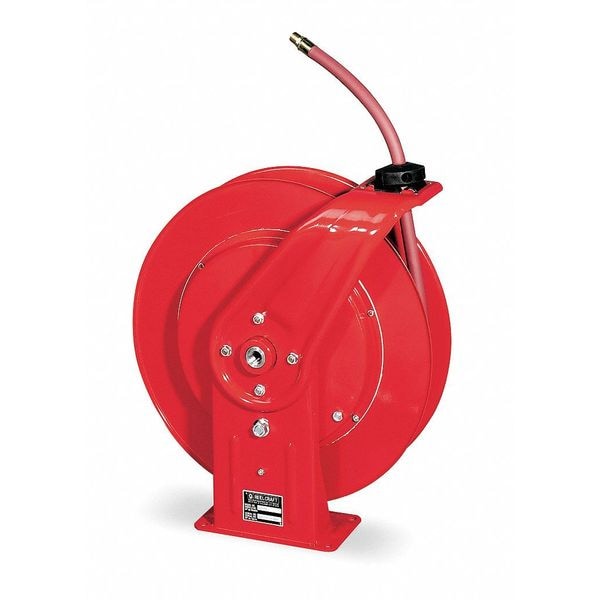 Spring Return Hose Reel, 3/4 in Hose Dia., 25 ft Length, 250 psi
