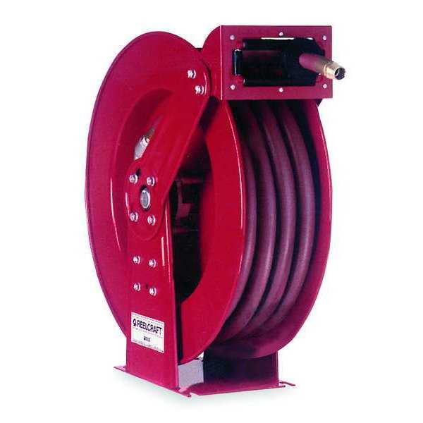 Spring Return Hose Reel, 1 in Hose Dia., 50 ft Length, 250 psi