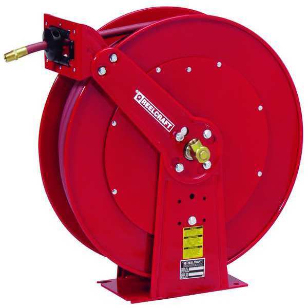 Spring Return Hose Reel, 3/8 in Hose Dia., 100 ft Length, 300 psi