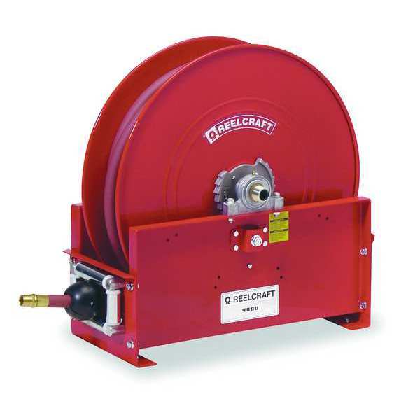Spring Return Hose Reel, 3/4 in Hose Dia., 100 ft Length, 250 psi