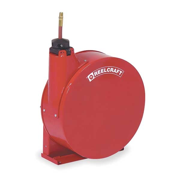 Spring Return Hose Reel, 1/4 in Hose Dia., 50 ft Length, 300 psi