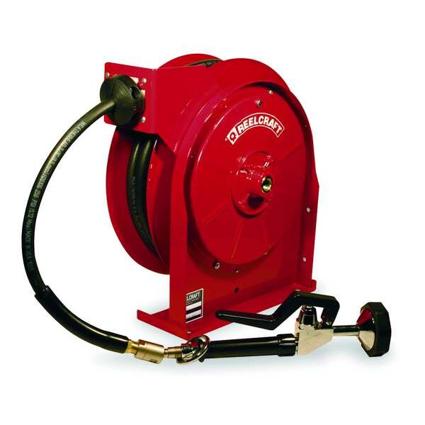 Spring Return Hose Reel, 3/8 in Hose Dia., 35 ft Length, 250 psi