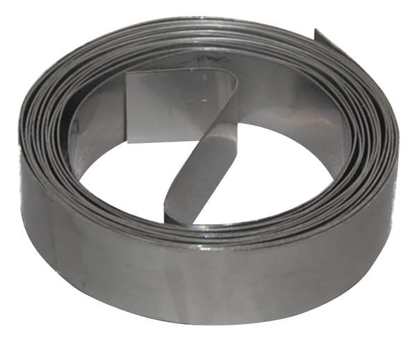 Duct Strapping, Galvanized Steel, 20 GA, 1 in W x