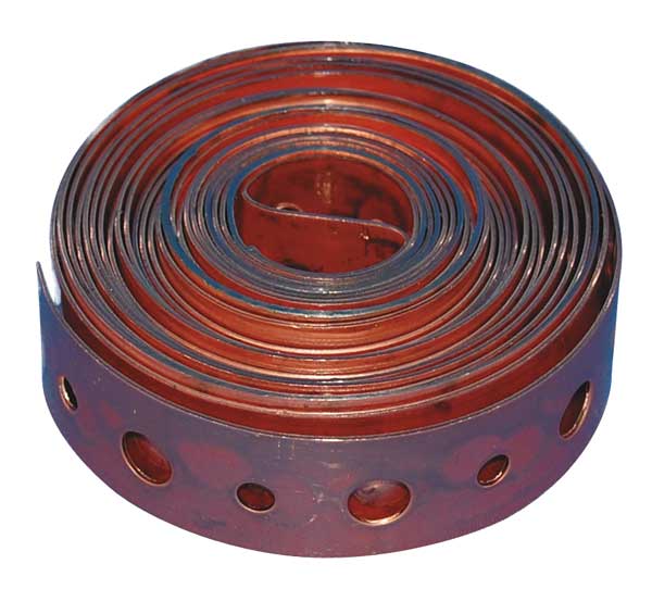 Hanging Strap, 100FtL, Copper Plated Steel