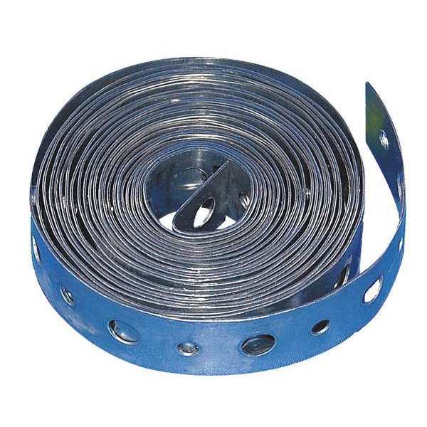 304SS Perforated Hanging Strap, 10 ft. L