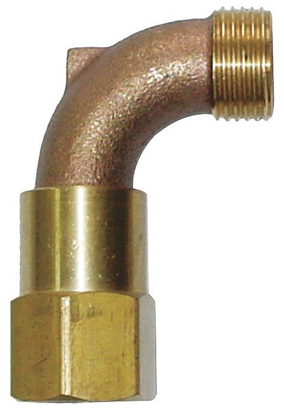 Hose Swivel, 3/4 In, MHT x FPT, Brass