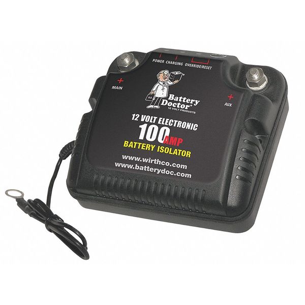 Battery Isolator, Black, Steel