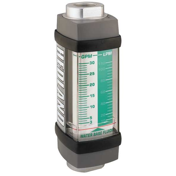 Flowmeter, GPM/LPM 0.5-.50 / 0.2-1.9