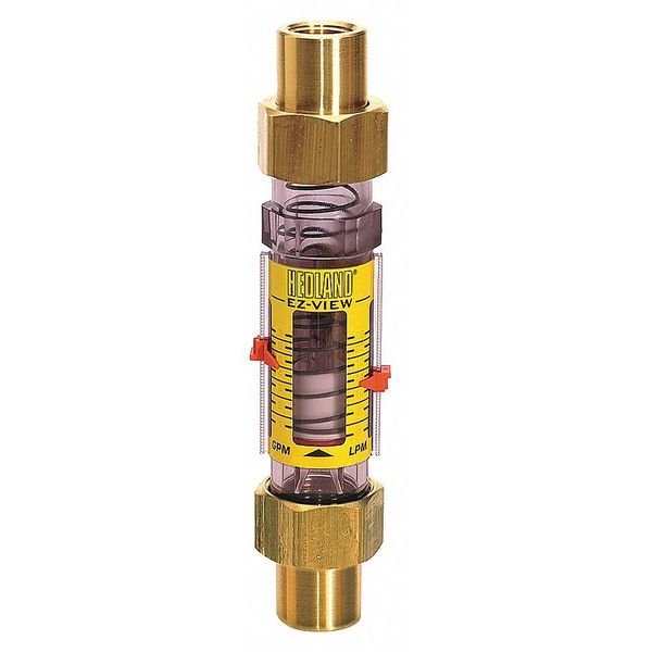 Flowmeter, 3/4 Sweat Fitting, 1-7 GPM