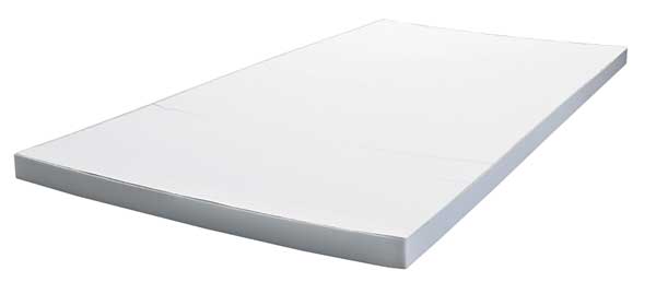Insulation Sheet, Melamine Foam, 48 in x 96 in, 2 in Wall, White