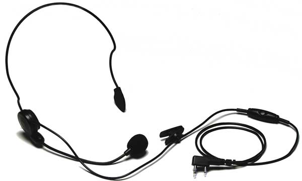 Headset, Over the Head, On Ear, Black