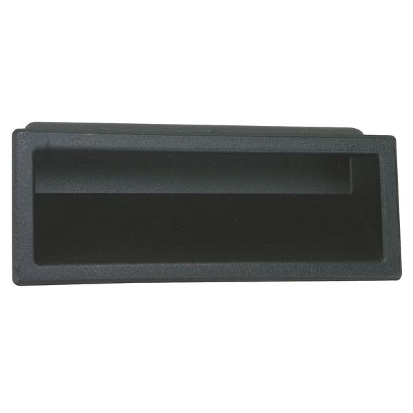 Recessed Pull Handle, Snap-In, Thermoplast, Matte, Snap-in