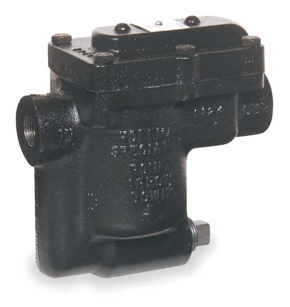 Steam Trap, 450F, Cast Iron, 0 to 75 psi