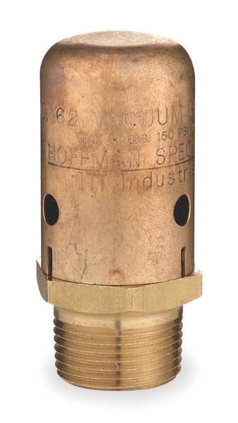Vacuum Breaker, 3/4 In, MNPT, Brass, 150 psi