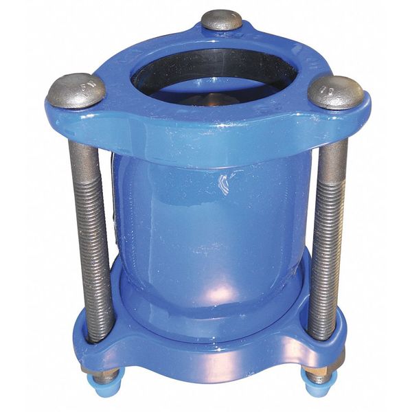 Ductile Iron Coupling, 3 In Pipe Size